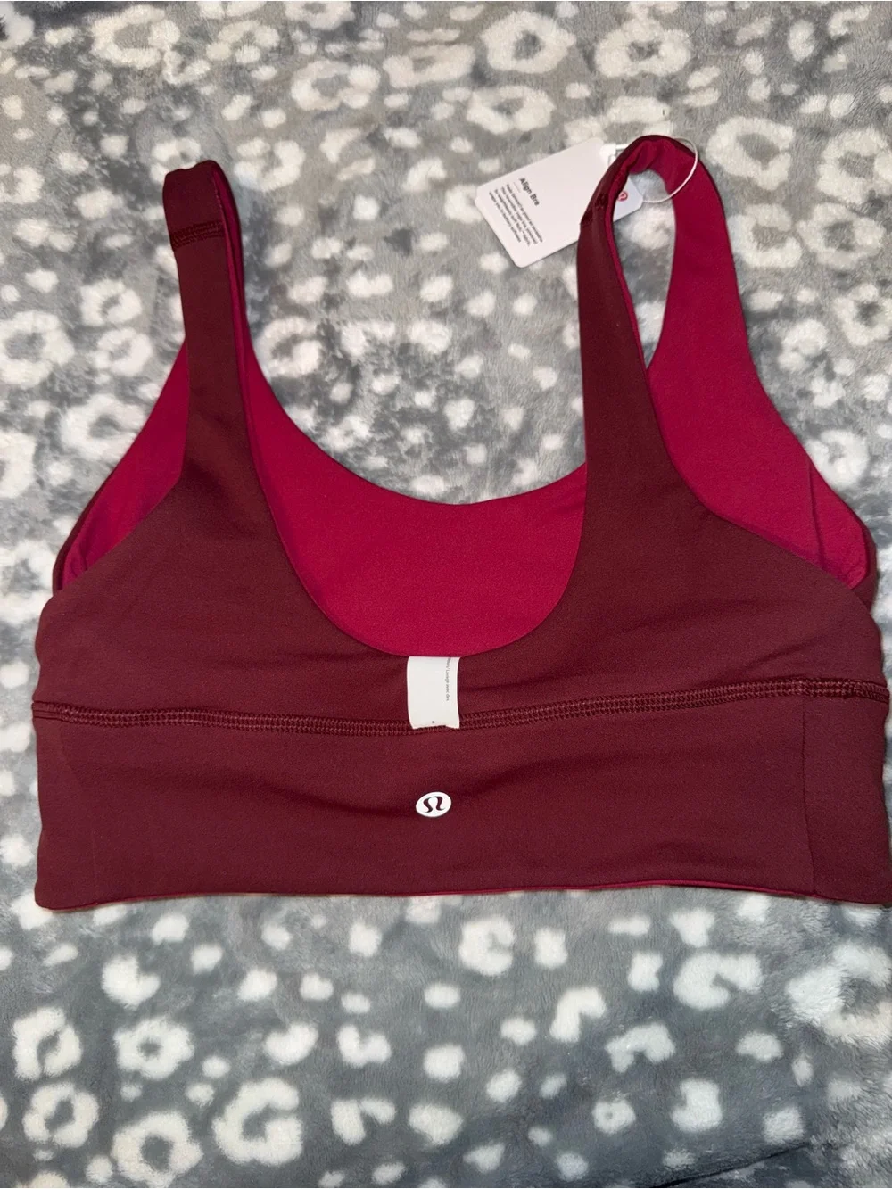 lululemon athletica reversible burgundy